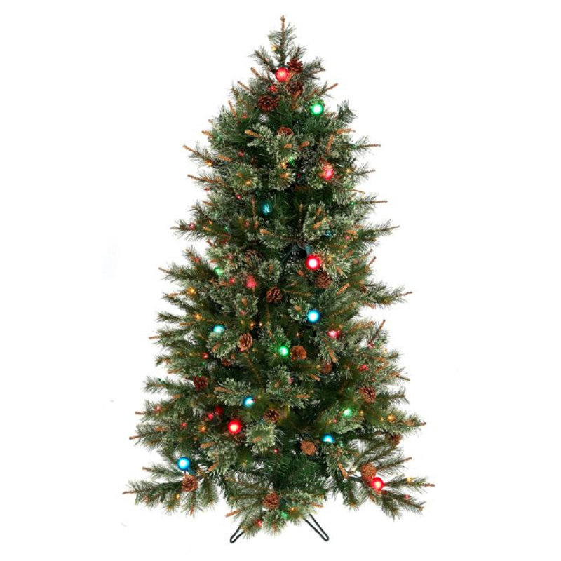 The Holiday Aisle® Twinkle Prelit 5' Green Artificial Christmas Tree